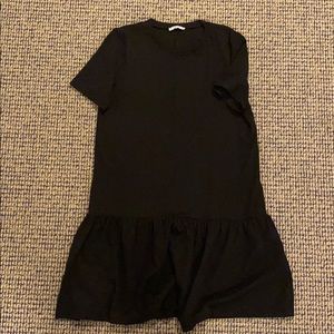 ❗️SALE❗️Zara Black Flared T-shirt Dress - Size M